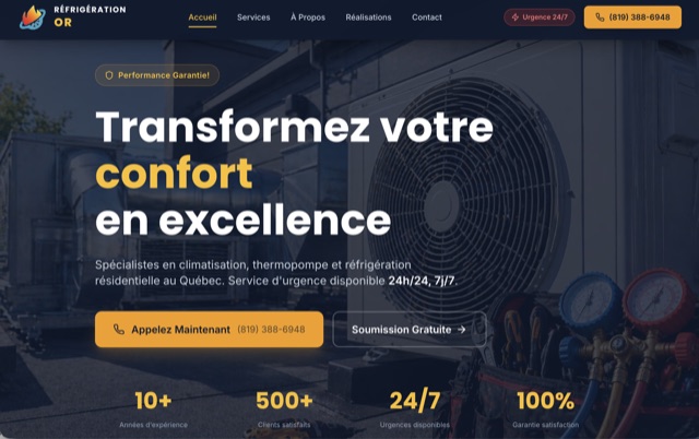 Réfrigération Or